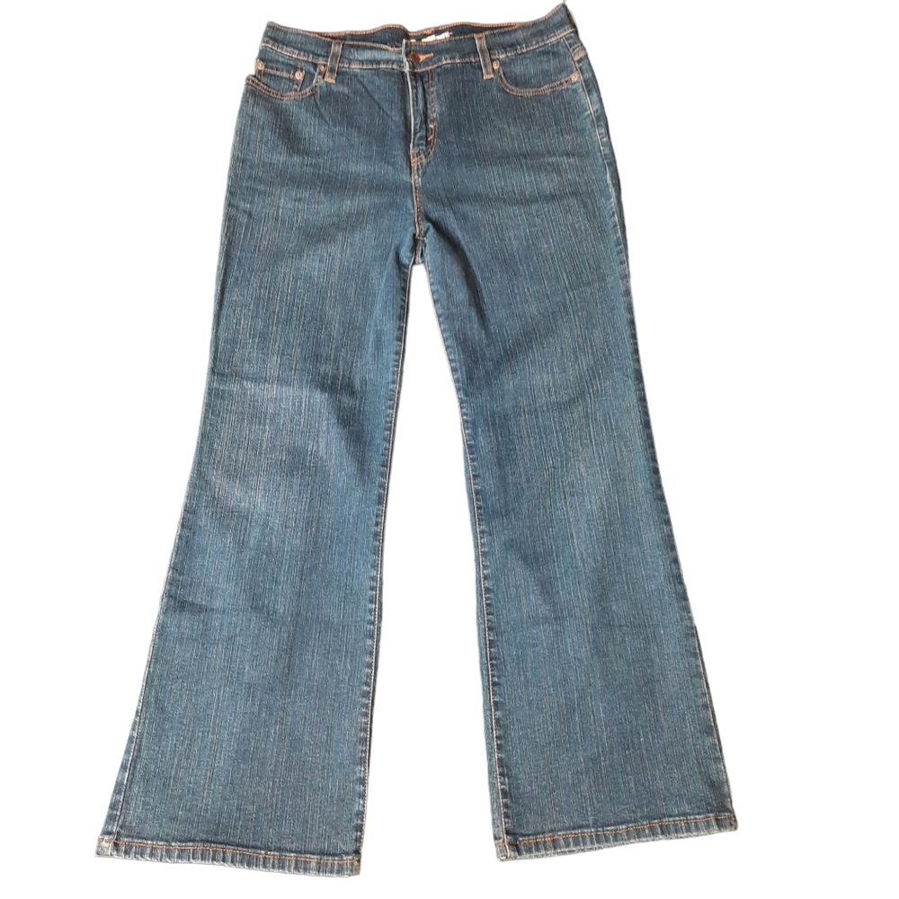 Levi's 512 Perfectly Slimming Boot Cut Blue Jeans SZ 16P